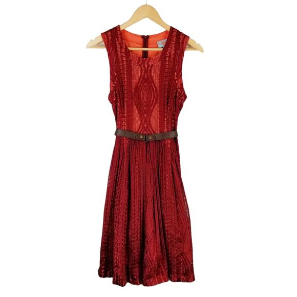 Plenty by Tracy Reese Mesh Overlay Sleeveless Dress Size 8 - Picture 2 of 8